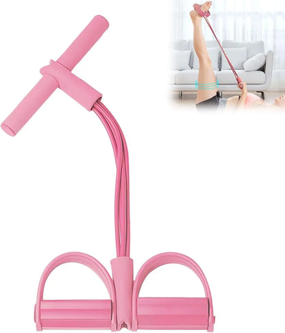 Fitness Resistance Band Foot Pedal Abdominal Exercise Auxiliary Thin Belly Leg Fitness Home Gym Equipment Women Six Rope Stretch